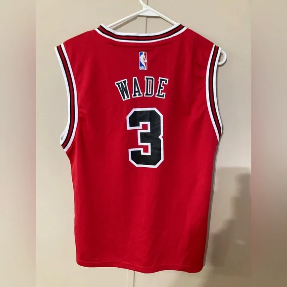 NBA Chicago Bulls Dwayne Wade #3 Jersey Youth Size Large